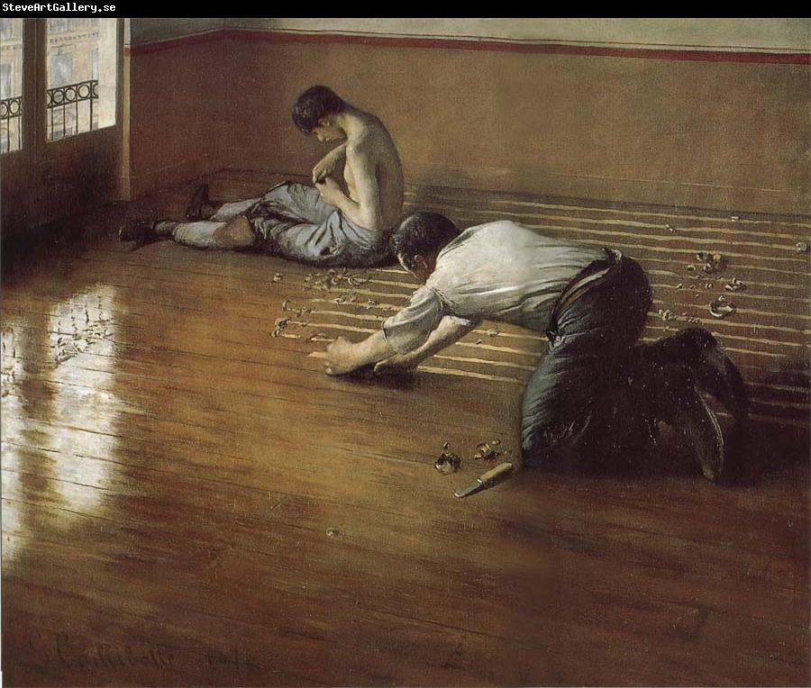 Gustave Caillebotte The worker plane the floor